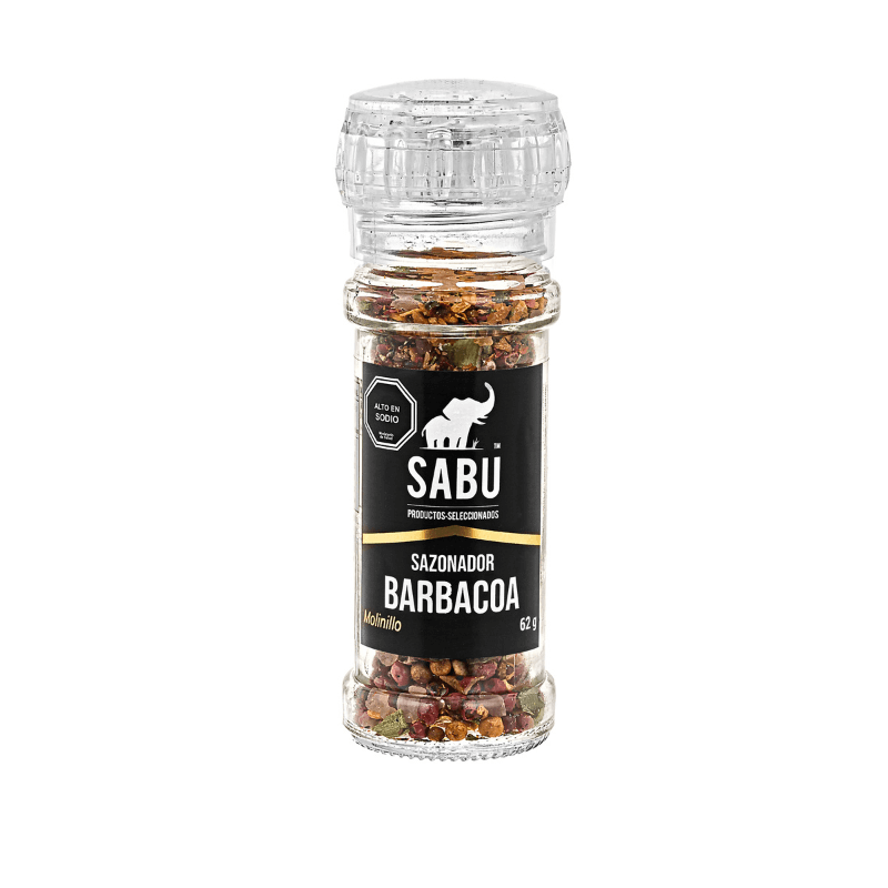 Sazonador para Barbacoa SABU 62 g – Realza el sabor de tus carnes a la parrilla